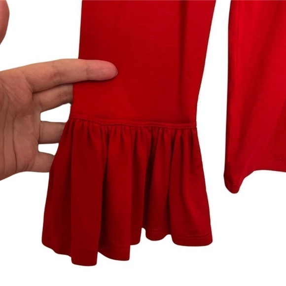 Trina Turk Red Stretch Jersey Abril Turtleneck Pullover Blouse Size Medium - Picture 4 of 8